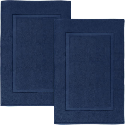 Utopia Towels Cotton Bath Mat, 21x34 in, 2 Pack, White