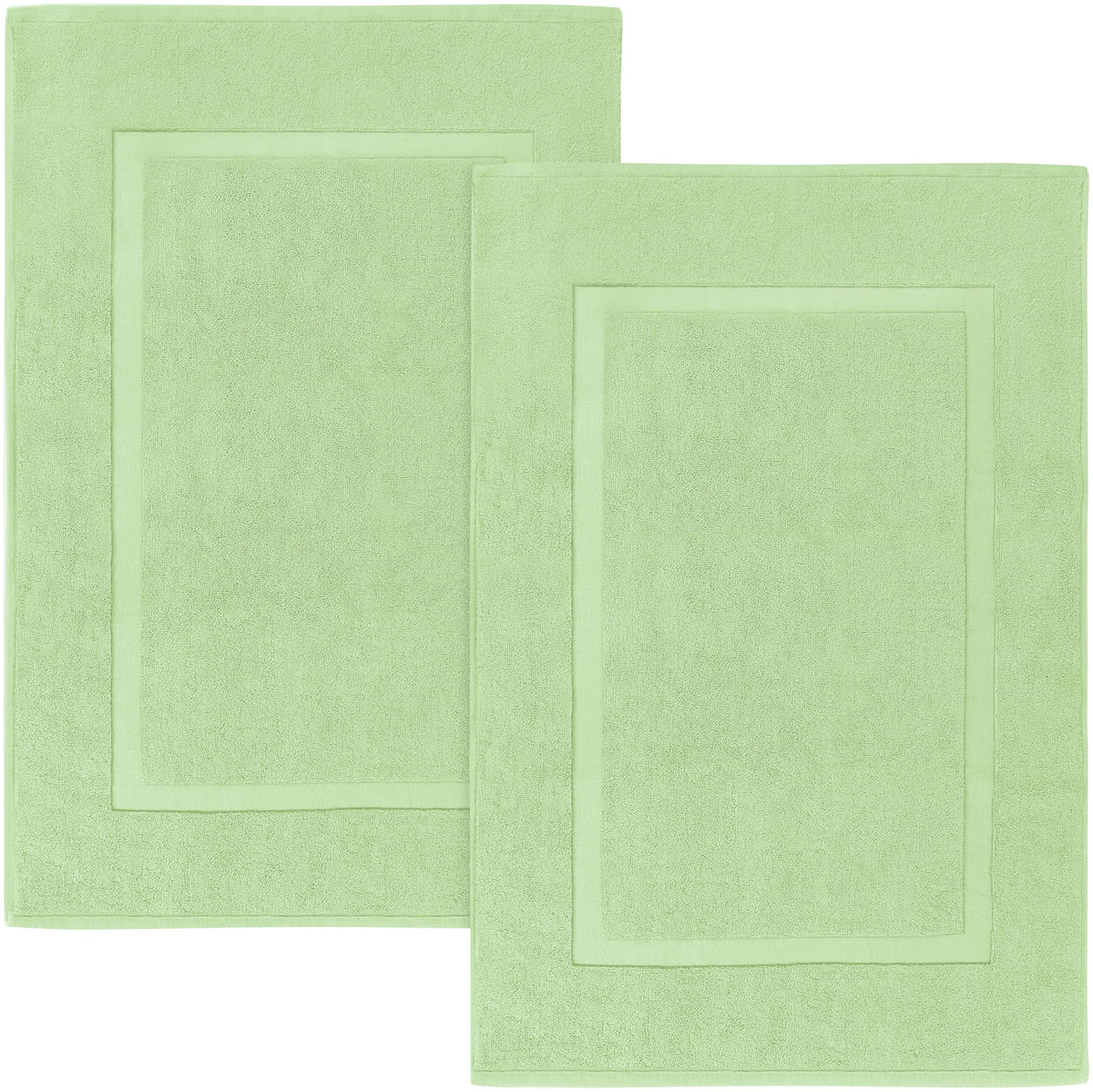 Utopia Towels Cotton Bath Mat, 21x34 in, 2 Pack, Grey